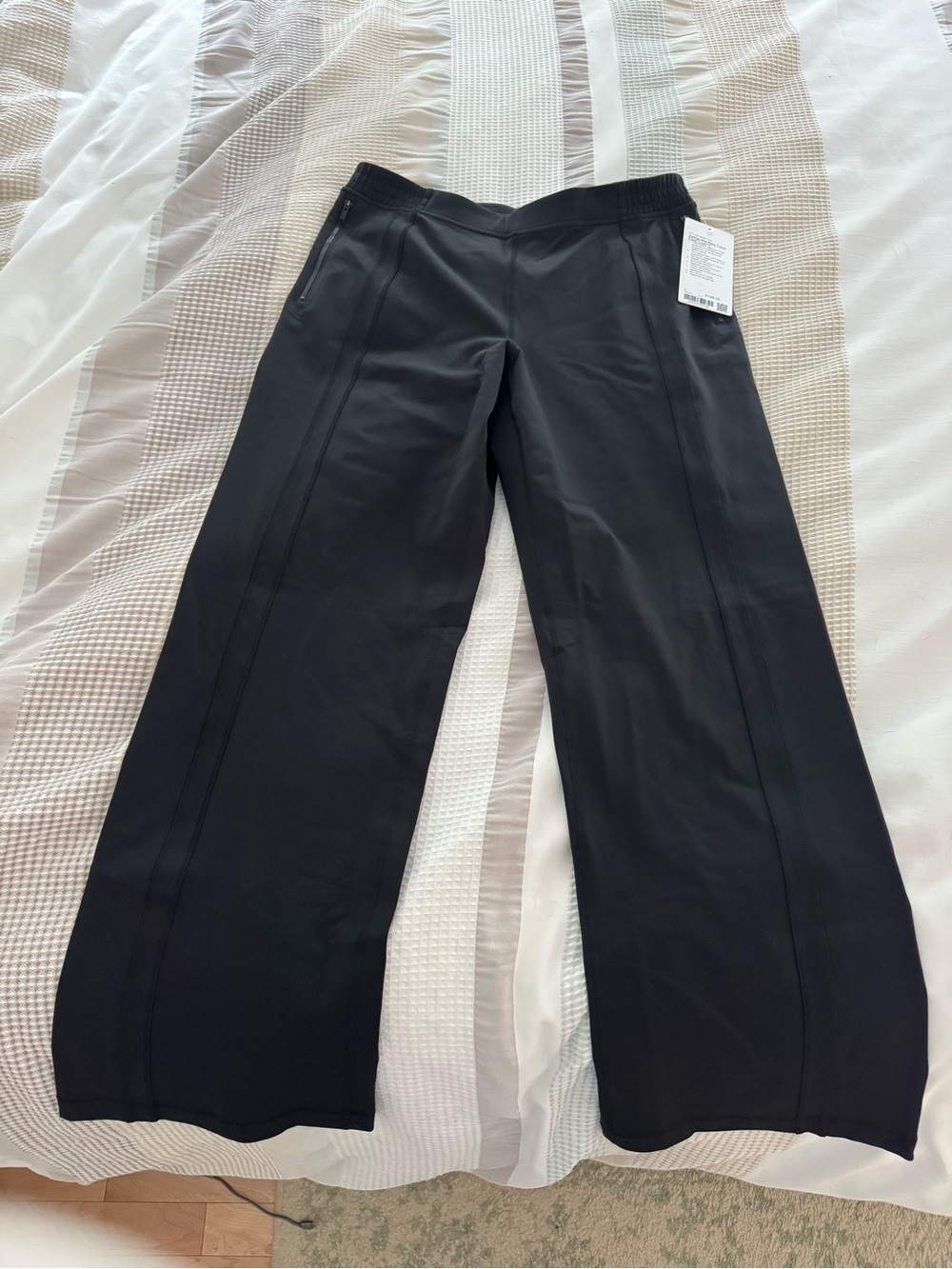 lululemon athletica Black Wide-Leg Pull-On Pants